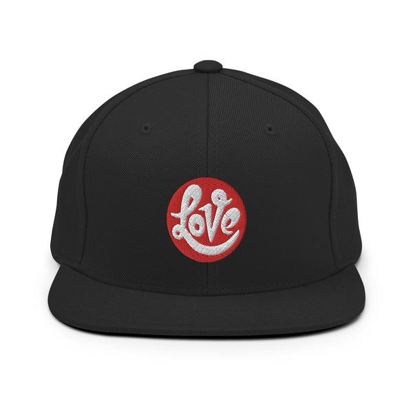 Women's "Love" Embroidered Snapback Hat