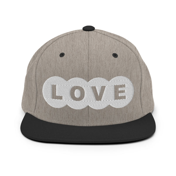 Women's "Love" Embroidered Snapback Hat
