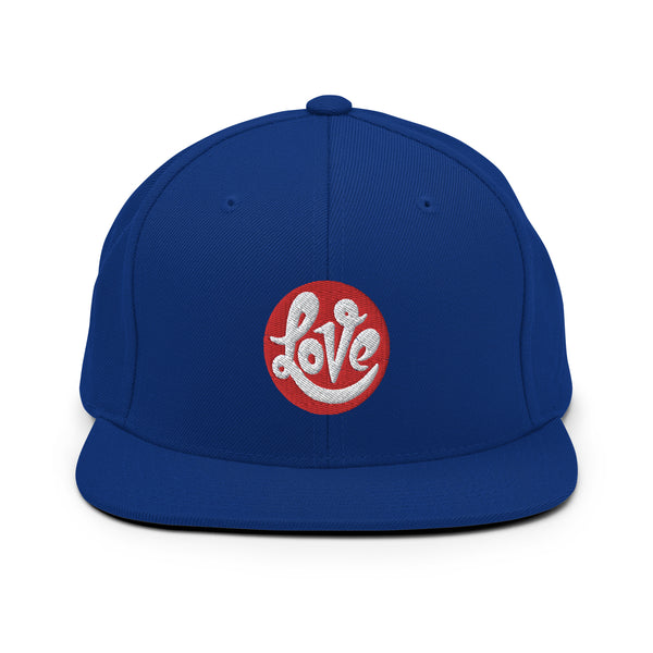Women's "Love" Embroidered Snapback Hat