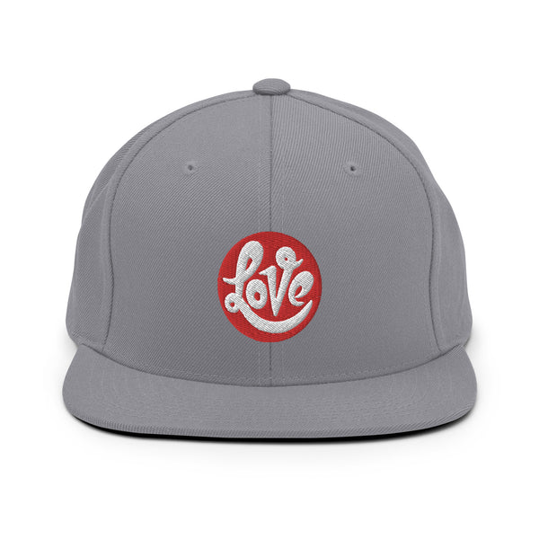 Women's "Love" Embroidered Snapback Hat
