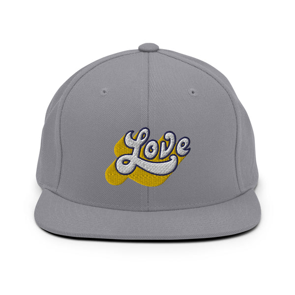 Women's "Love" Embroidered Snapback Hat