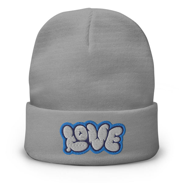 Women's "Love" Embroidered Knit Beanie