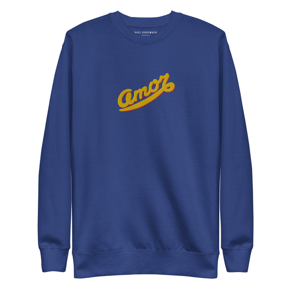Men's "Love" Embroidered Premium Sweatshirt
