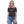 Load image into Gallery viewer, A young woman is wearing a dark heather grey Crop Top T Shirt featuring an embroidered original "Love" design by Christian Clothing Brand - Loves Everywhere