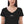 Load image into Gallery viewer, Women’s "Love" Embroidered Recycled V-neck T-shirt