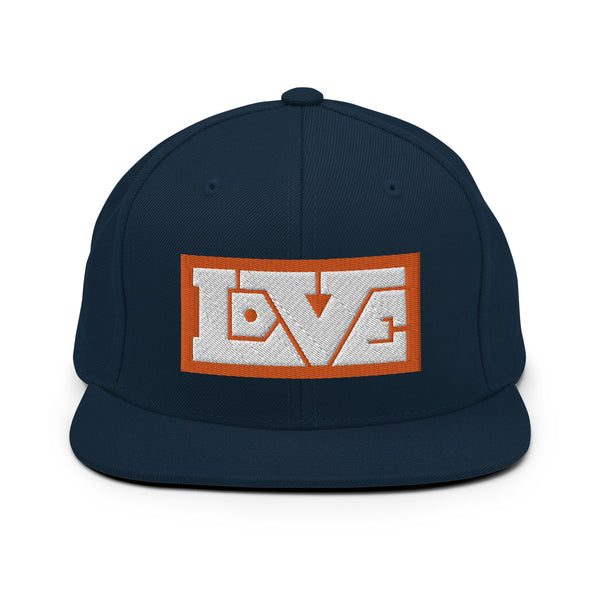 Men's "Love" Embroidered Snapback Hat