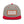 Load image into Gallery viewer, A heather grey and red snapback hat features an embroidered and original “Love” design by Christian Hat Company - Loves Everywhere