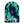 Load image into Gallery viewer, A woman’s knit, green, white and navy tie dye beanie features a professionally embroidered, original “Love” design by Christian Hat Company - Loves Everywhere