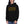 Load image into Gallery viewer, A woman is wearing a black hoodie featuring an original “Love” design print by Christian Apparel Line - Loves Everywhere