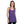 Load image into Gallery viewer, A woman is wearing a purple Racerback Tank Top featuring an original “Love” design print by Christian Apparel Brand - Loves Everywhere