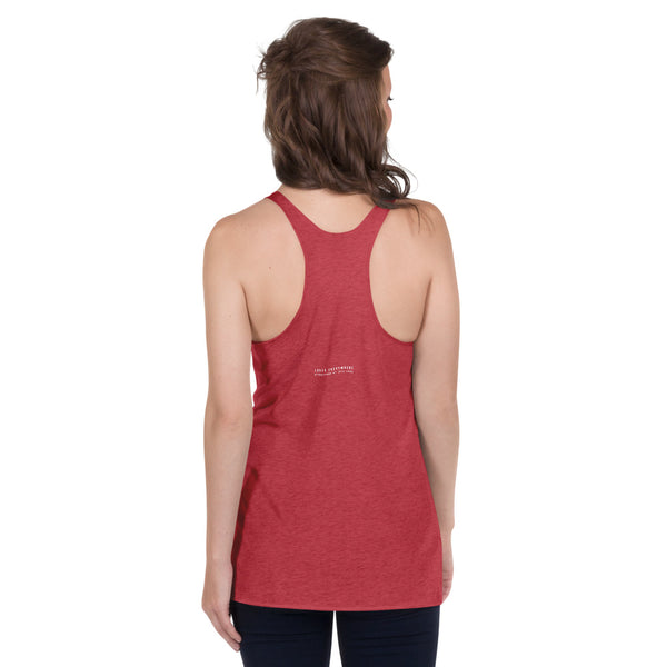 Women's "Love" Printed Racerback Tank Top