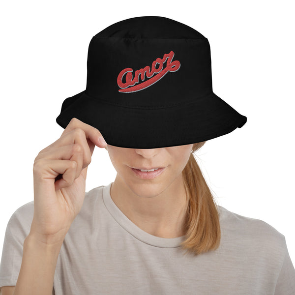 Women's "Amor" Embroidered Bucket Hat