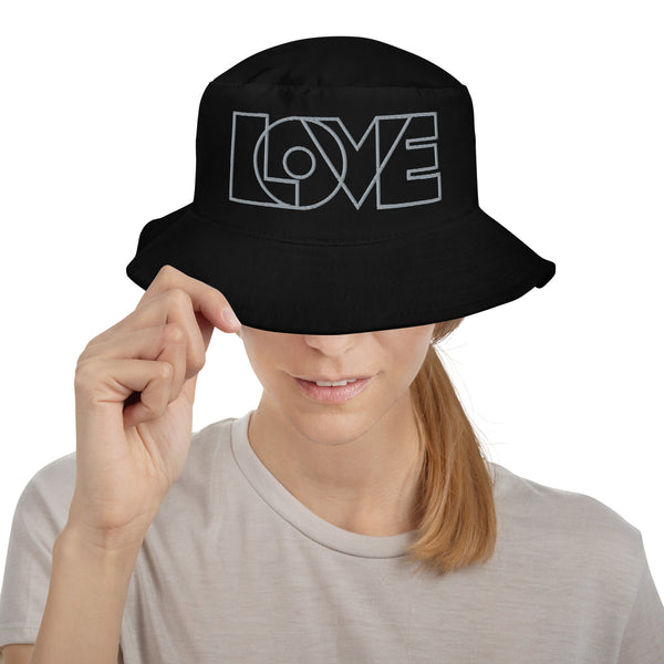 Women's "Love" Embroidered Bucket Hat