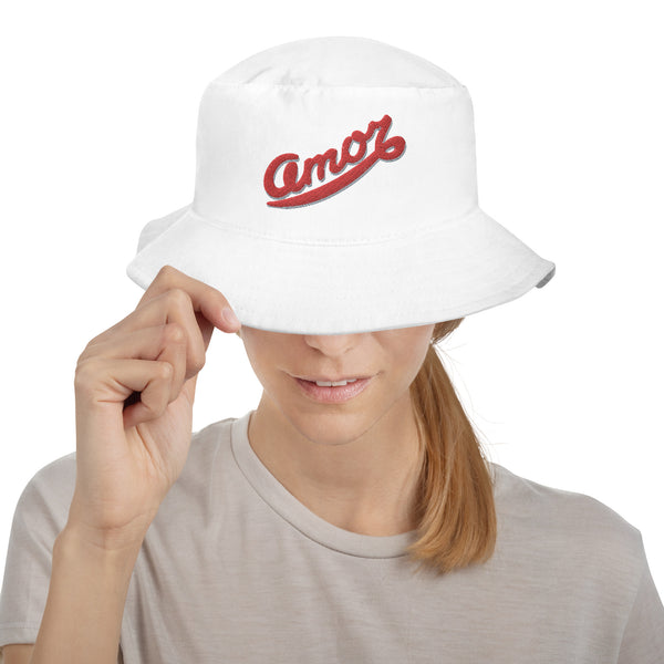 Women's "Amor" Embroidered Bucket Hat