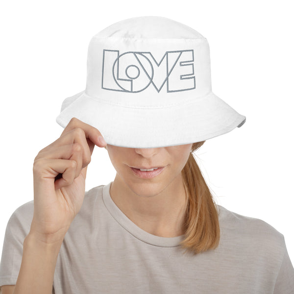 Women's "Love" Embroidered Bucket Hat