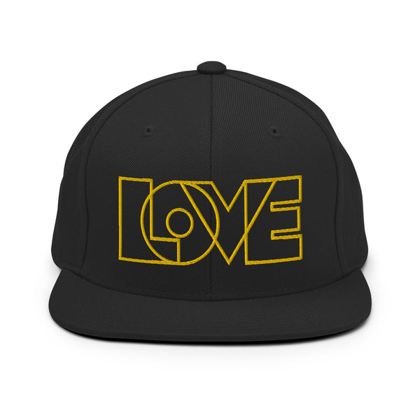 Women's "Love" Embroidered Snapback Hat