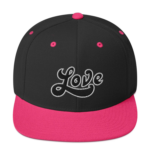 Women's "Love" Embroidered Snapback Hat