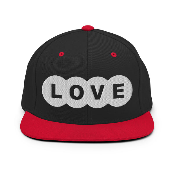 Women's "Love" Embroidered Snapback Hat