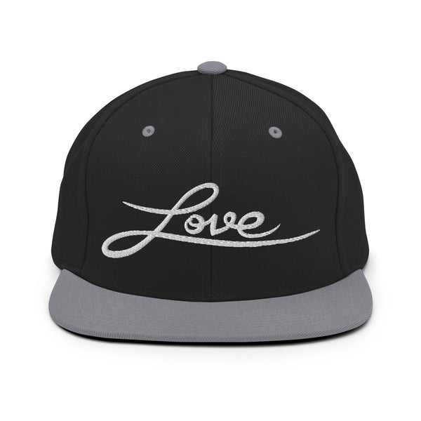 Women's "Love" Embroidered Snapback Hat