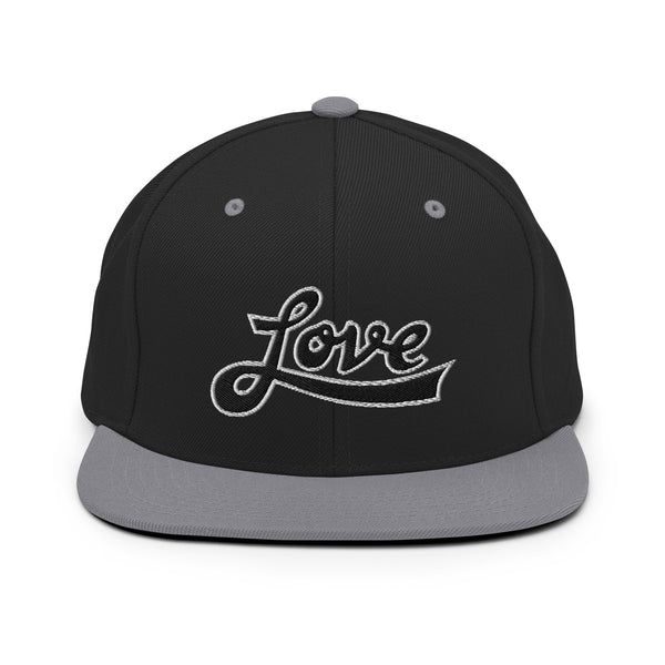 Women's "Love" Embroidered Snapback Hat