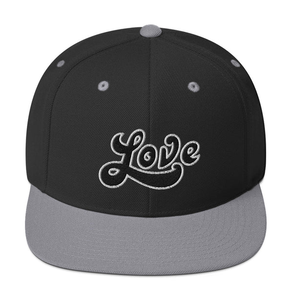 Women's "Love" Embroidered Snapback Hat