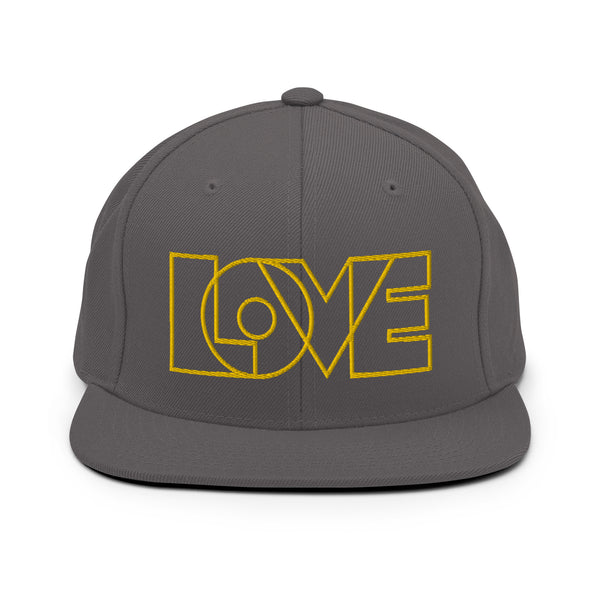 Women's "Love" Embroidered Snapback Hat