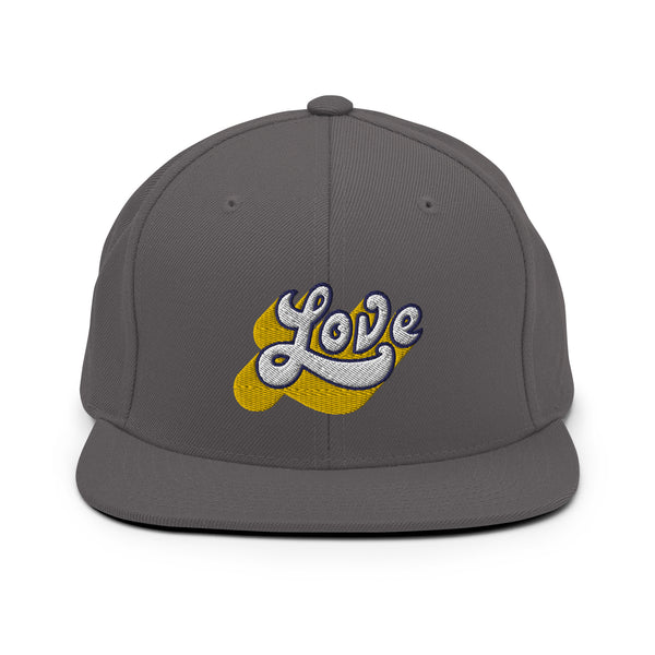 Women's "Love" Embroidered Snapback Hat