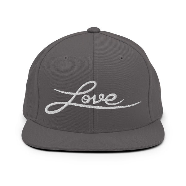 Women's "Love" Embroidered Snapback Hat