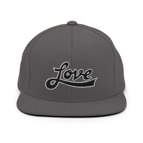 Women's "Love" Embroidered Snapback Hat