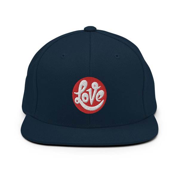 Women's "Love" Embroidered Snapback Hat