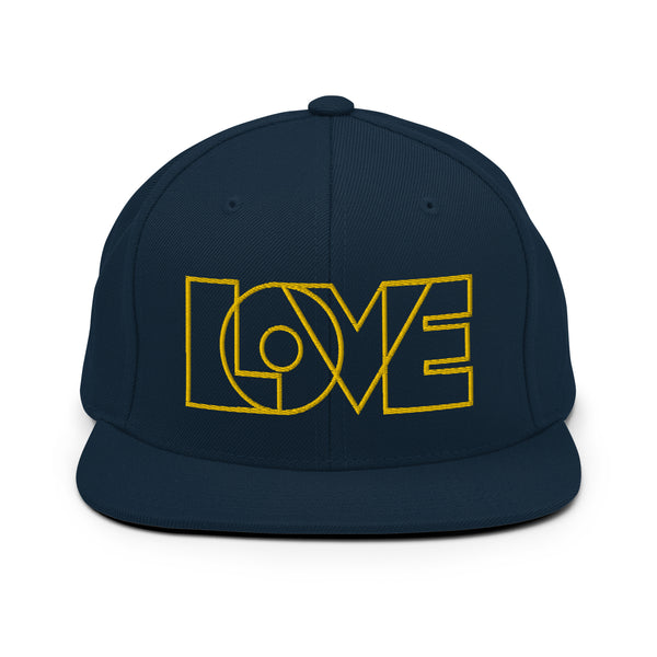 Women's "Love" Embroidered Snapback Hat