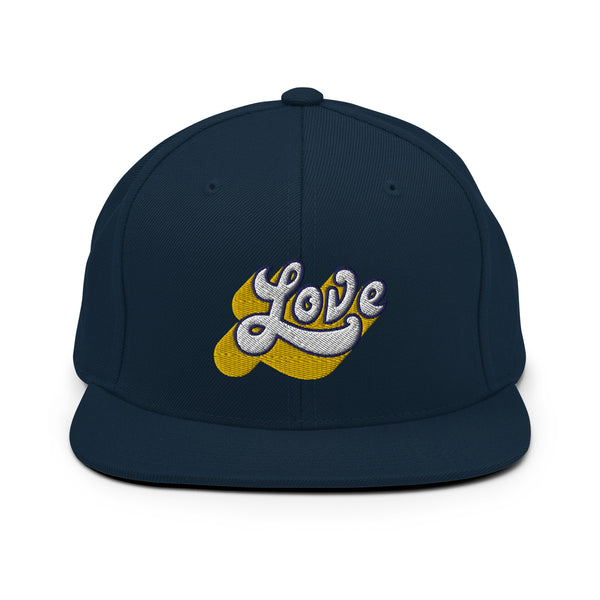 Women's "Love" Embroidered Snapback Hat