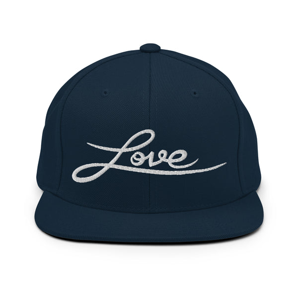 Women's "Love" Embroidered Snapback Hat