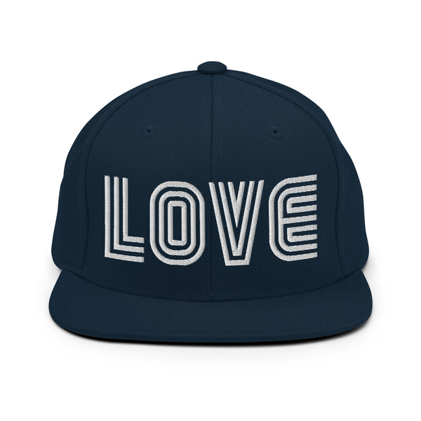 Women's "Love" Embroidered Snapback Hat