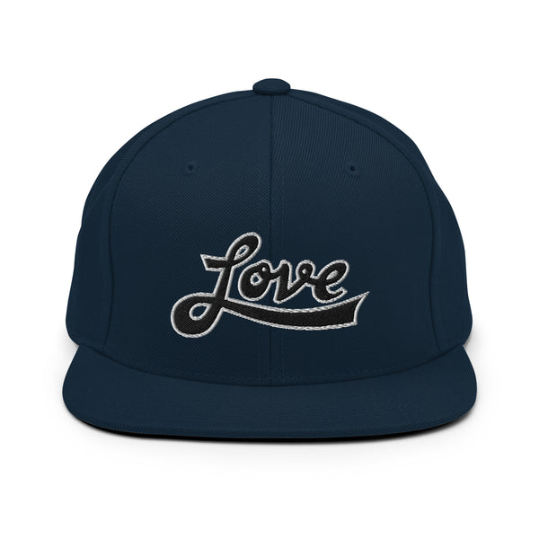 Women's "Love" Embroidered Snapback Hat