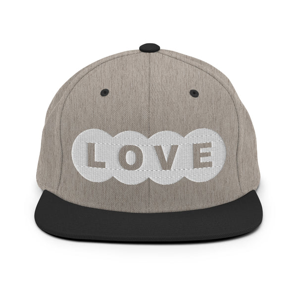 Women's "Love" Embroidered Snapback Hat