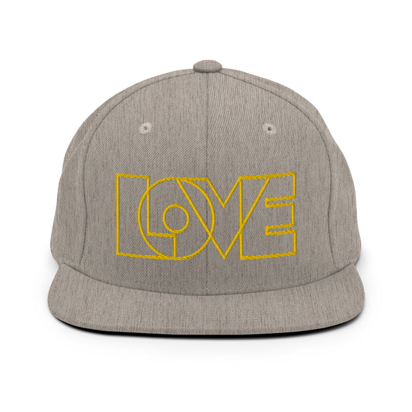 Women's "Love" Embroidered Snapback Hat