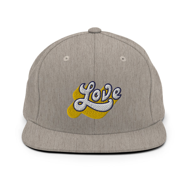 Women's "Love" Embroidered Snapback Hat