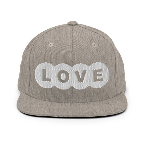 Women's "Love" Embroidered Snapback Hat