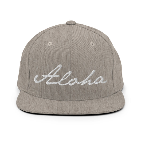 Women's "Aloha" Embroidered Snapback Hat