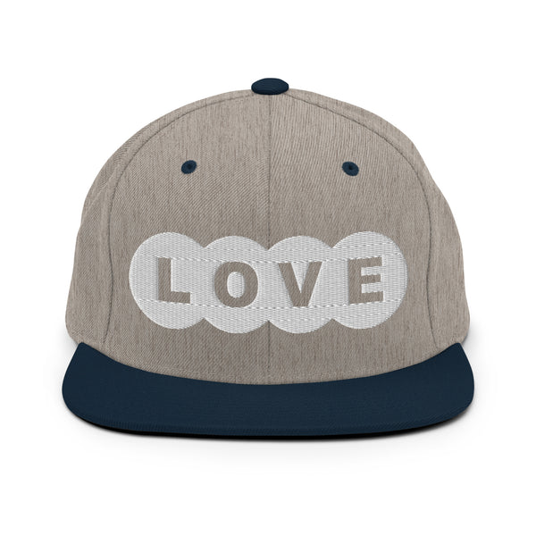 Women's "Love" Embroidered Snapback Hat