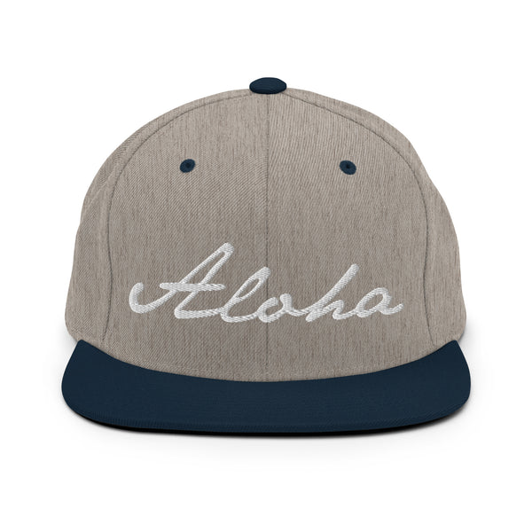 Women's "Aloha" Embroidered Snapback Hat