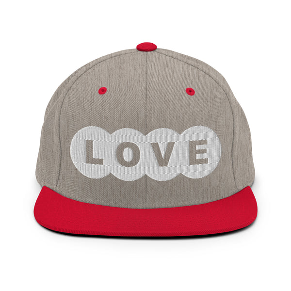 Women's "Love" Embroidered Snapback Hat