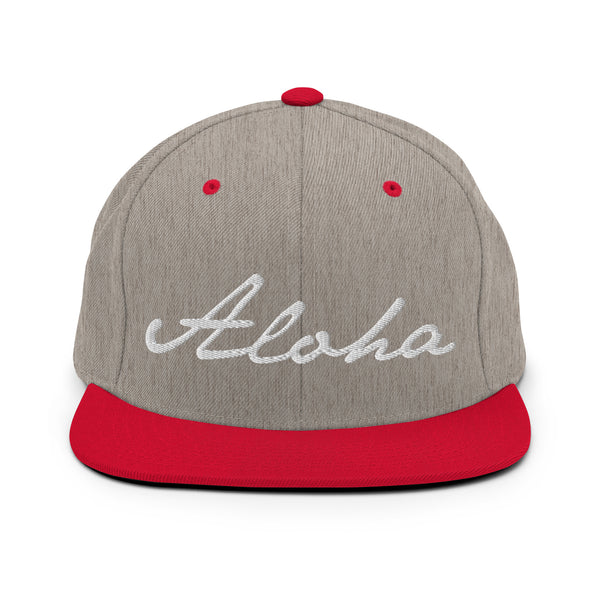 Women's "Aloha" Embroidered Snapback Hat