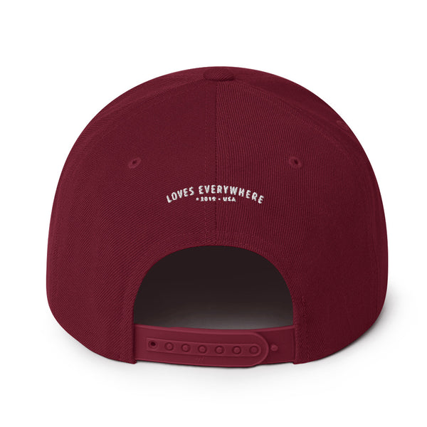 Women's "Love" Embroidered Snapback Hat