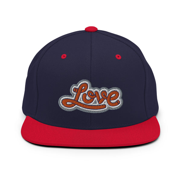 Women's "Love" Embroidered Snapback Hat