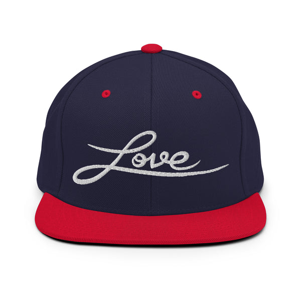 Women's "Love" Embroidered Snapback Hat