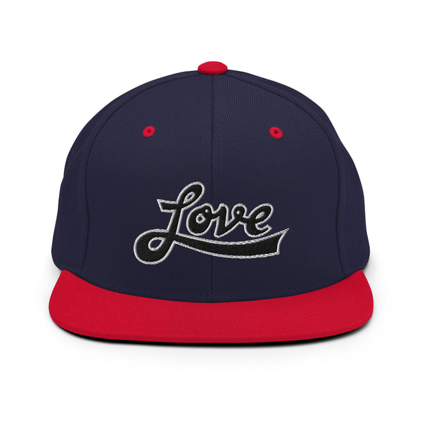 Women's "Love" Embroidered Snapback Hat