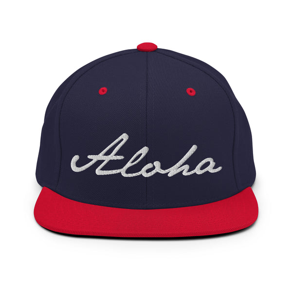 Women's "Aloha" Embroidered Snapback Hat