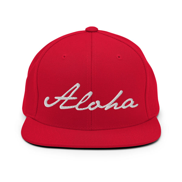 Women's "Aloha" Embroidered Snapback Hat